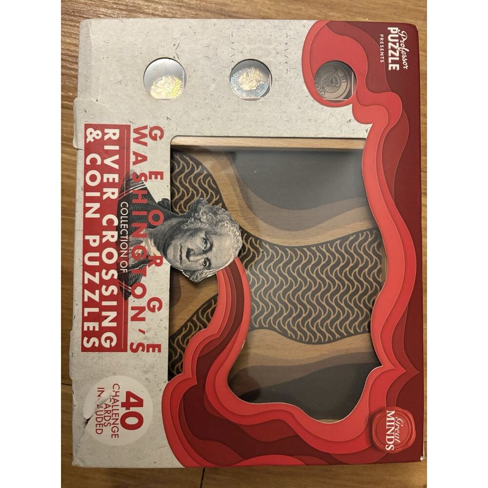 George Washington Coin Desafva 3d Brain Teaser Puzzle